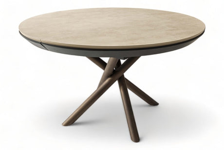 Khan Extendable Round Dining Table